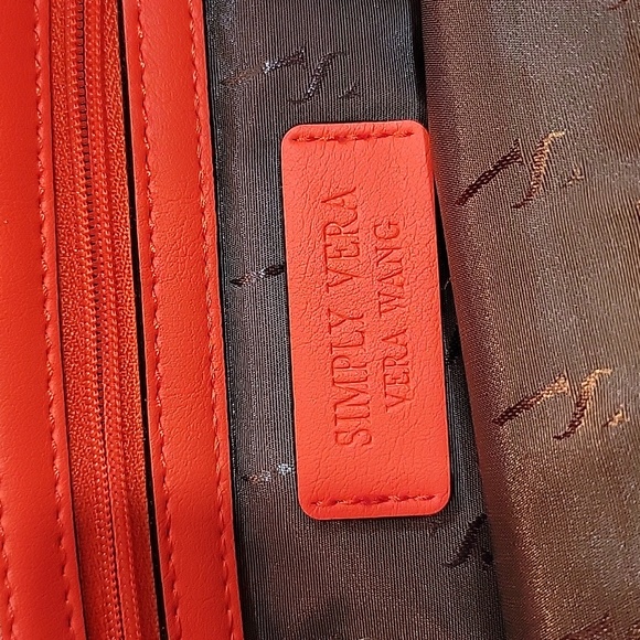 Simply Vera Wang Vegan Leather NWT Straw Bag - Picture 6 of 13